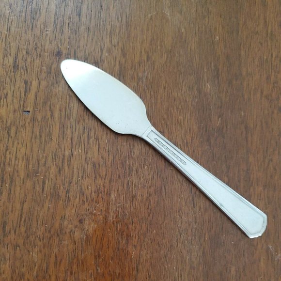 Vintage International Silver Avon Petite Server Spreader 5.5" silverplate 1940 - Picture 5 of 9